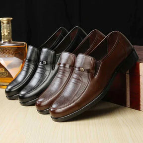 Zapatos de vestir de cuero para hombre